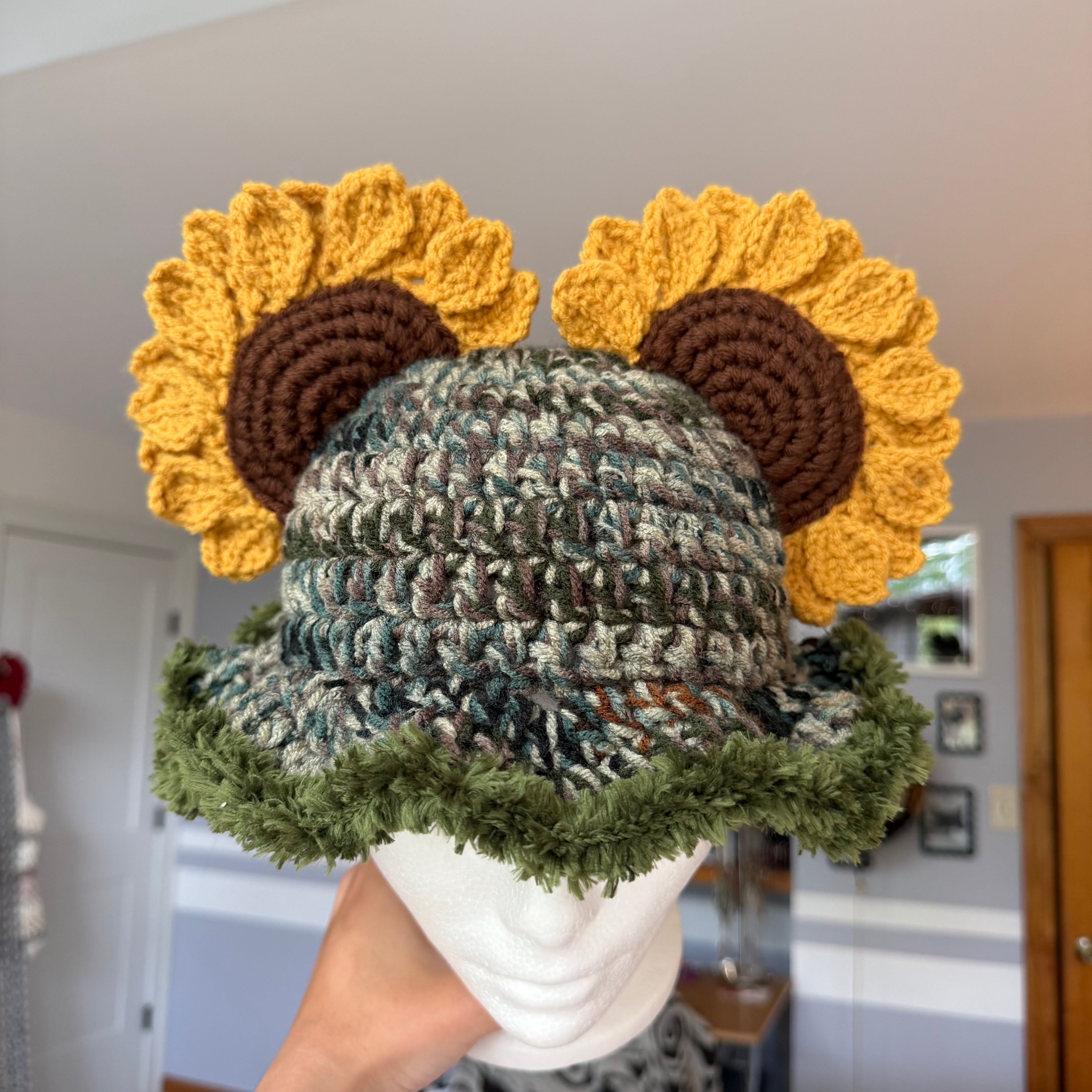 Earthy Sunflower Hat