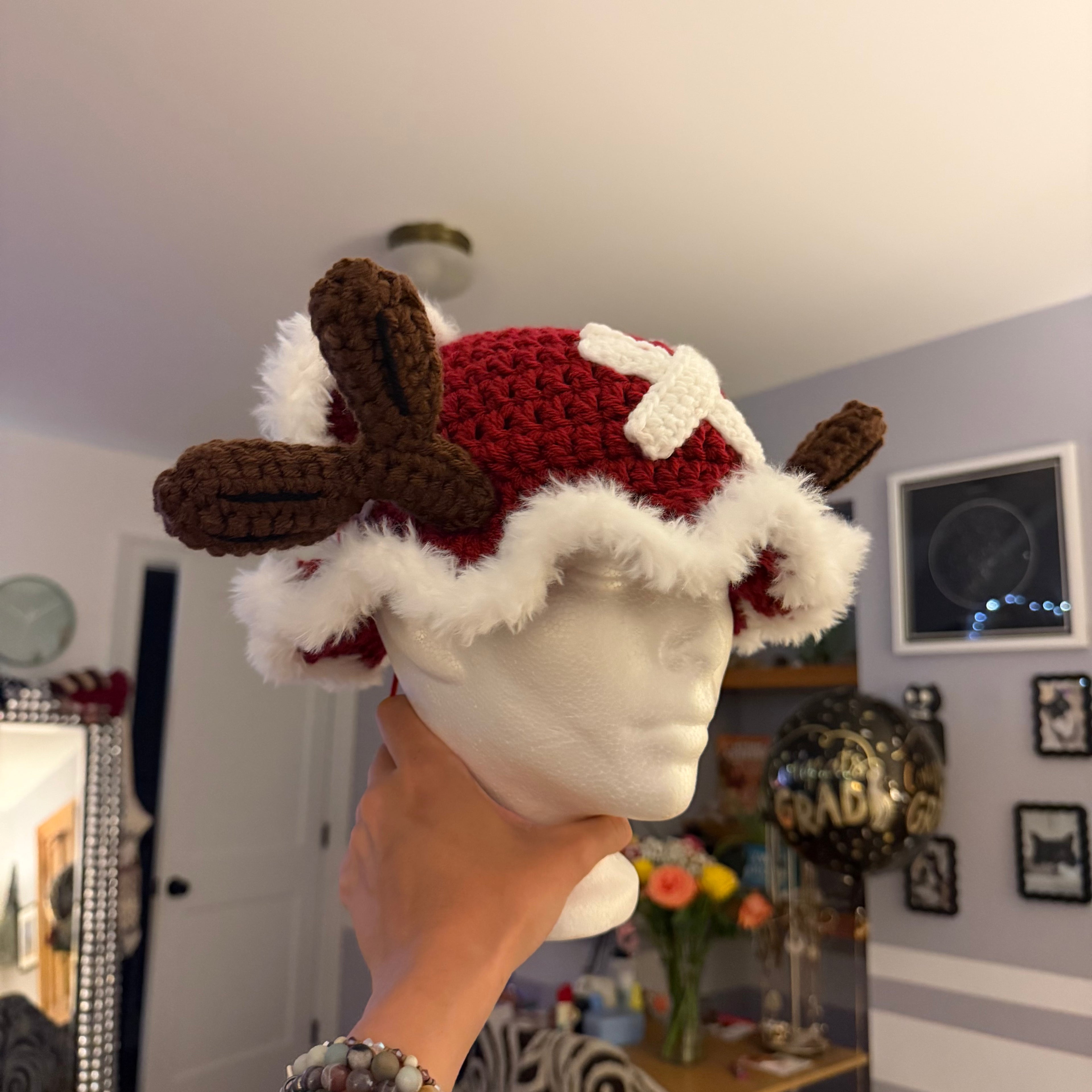 Red Chopper Hat
