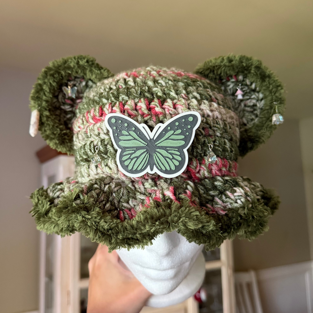 Rose Garden Bear Hat