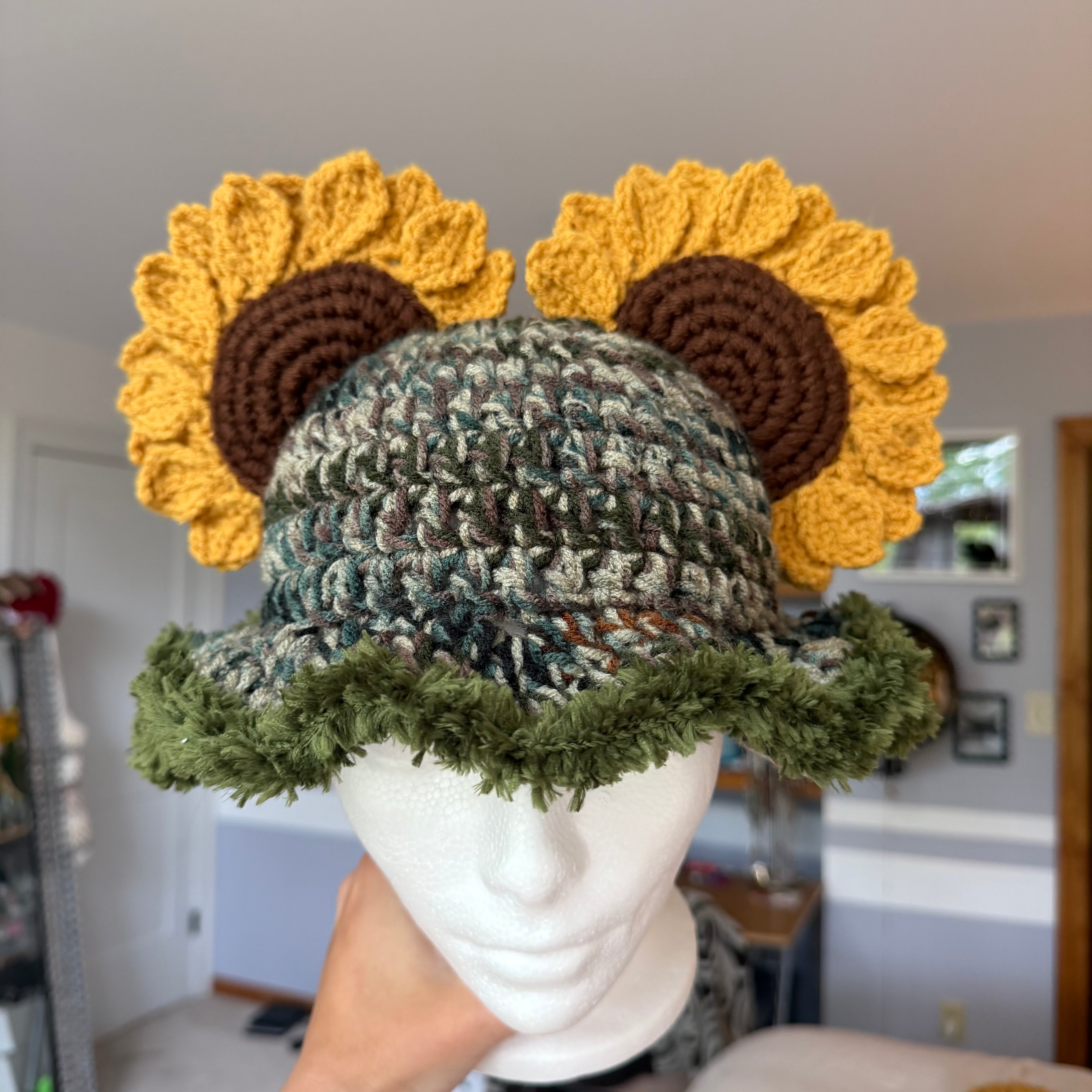 Earthy Sunflower Hat