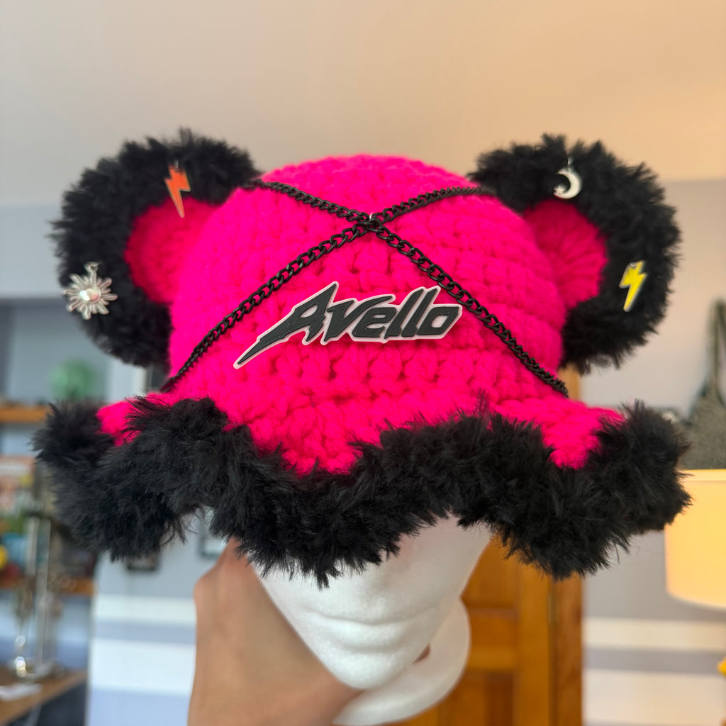 Neon Pink Avello Hat