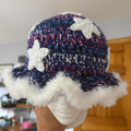 Star-Studded Galaxy Hat (with 7 stars)