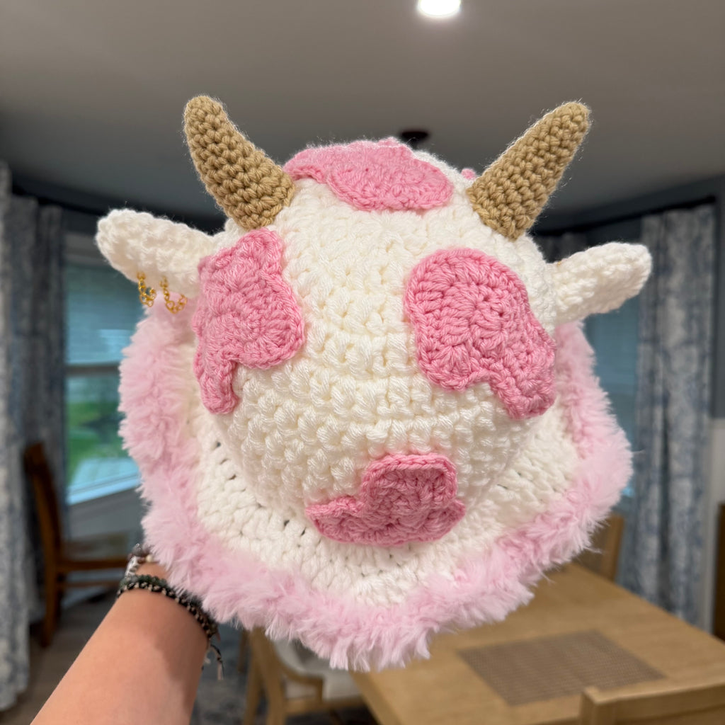 Strawberry Cow Hat