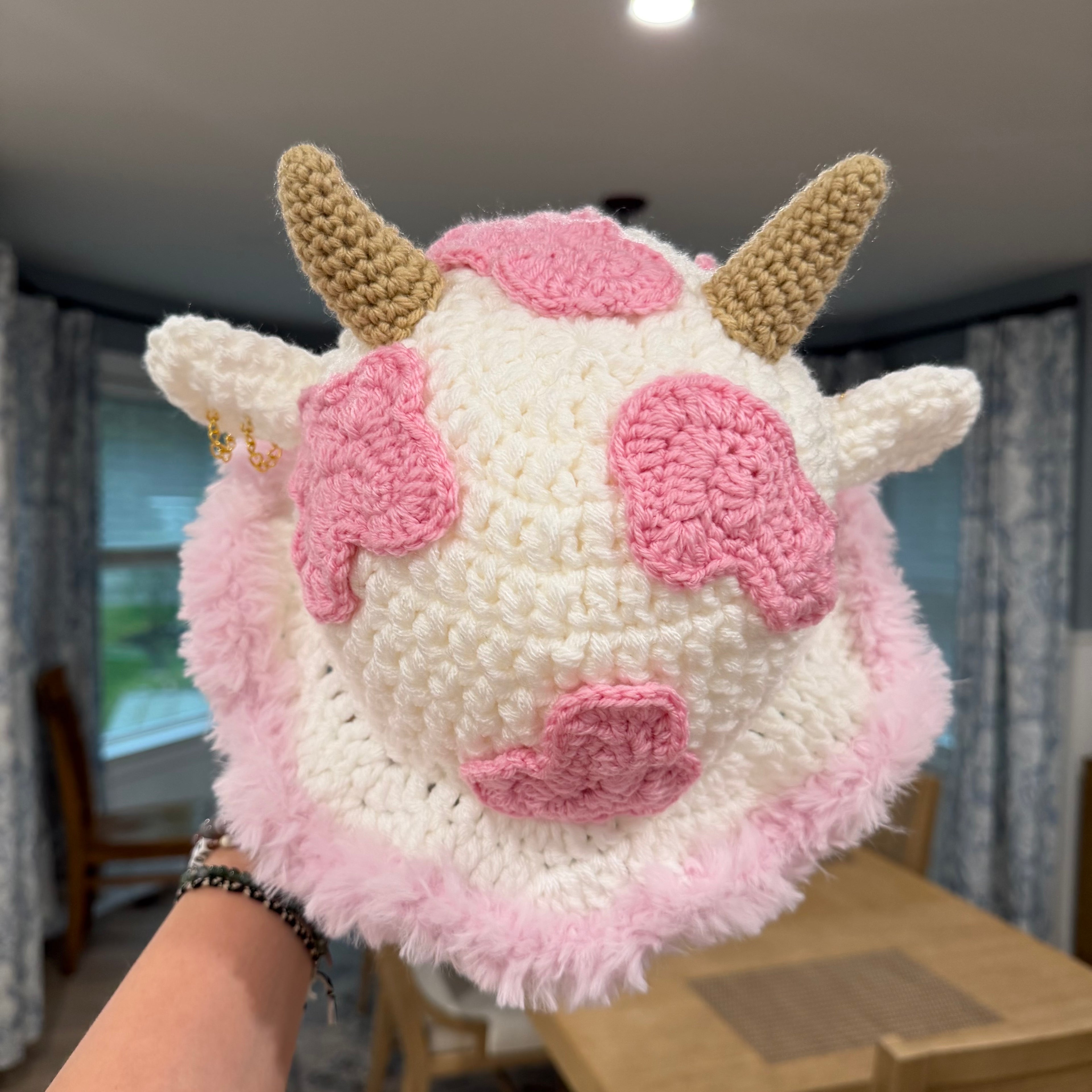 Strawberry Cow Hat