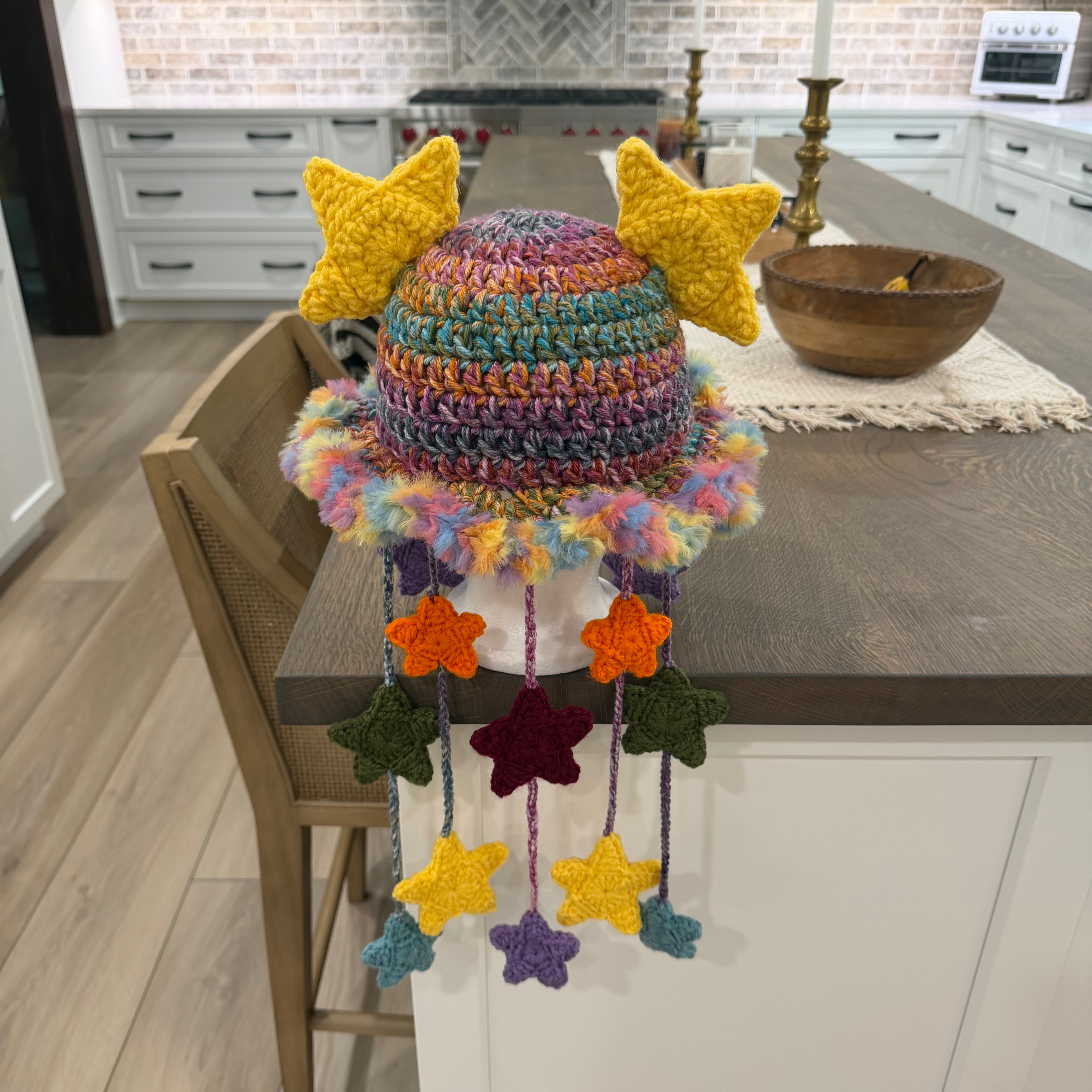 Rainbow Star Celestial Hat