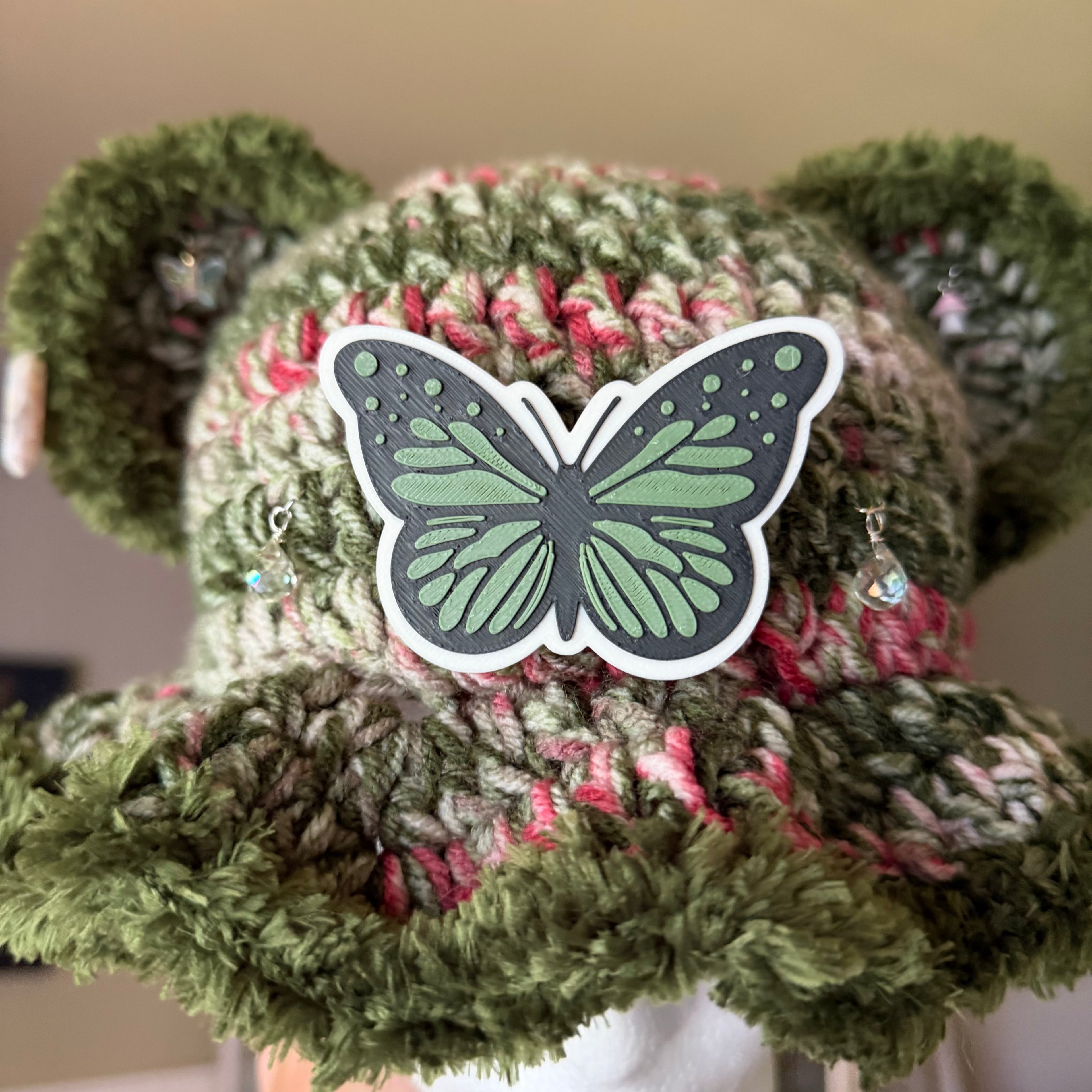 Rose Garden Bear Hat