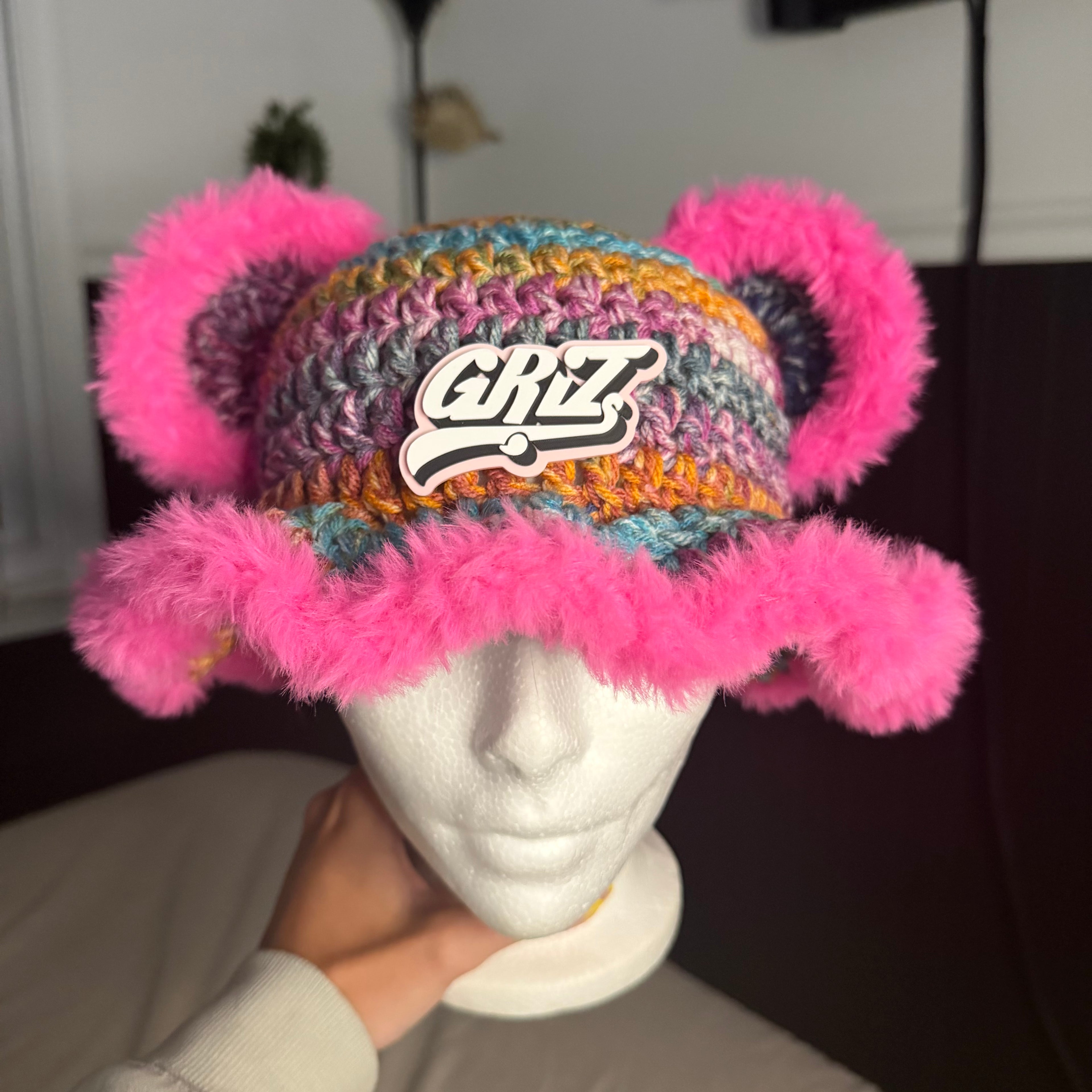Rainbow Griz Hat