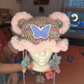 Sunset Flower/Butterfly Hat