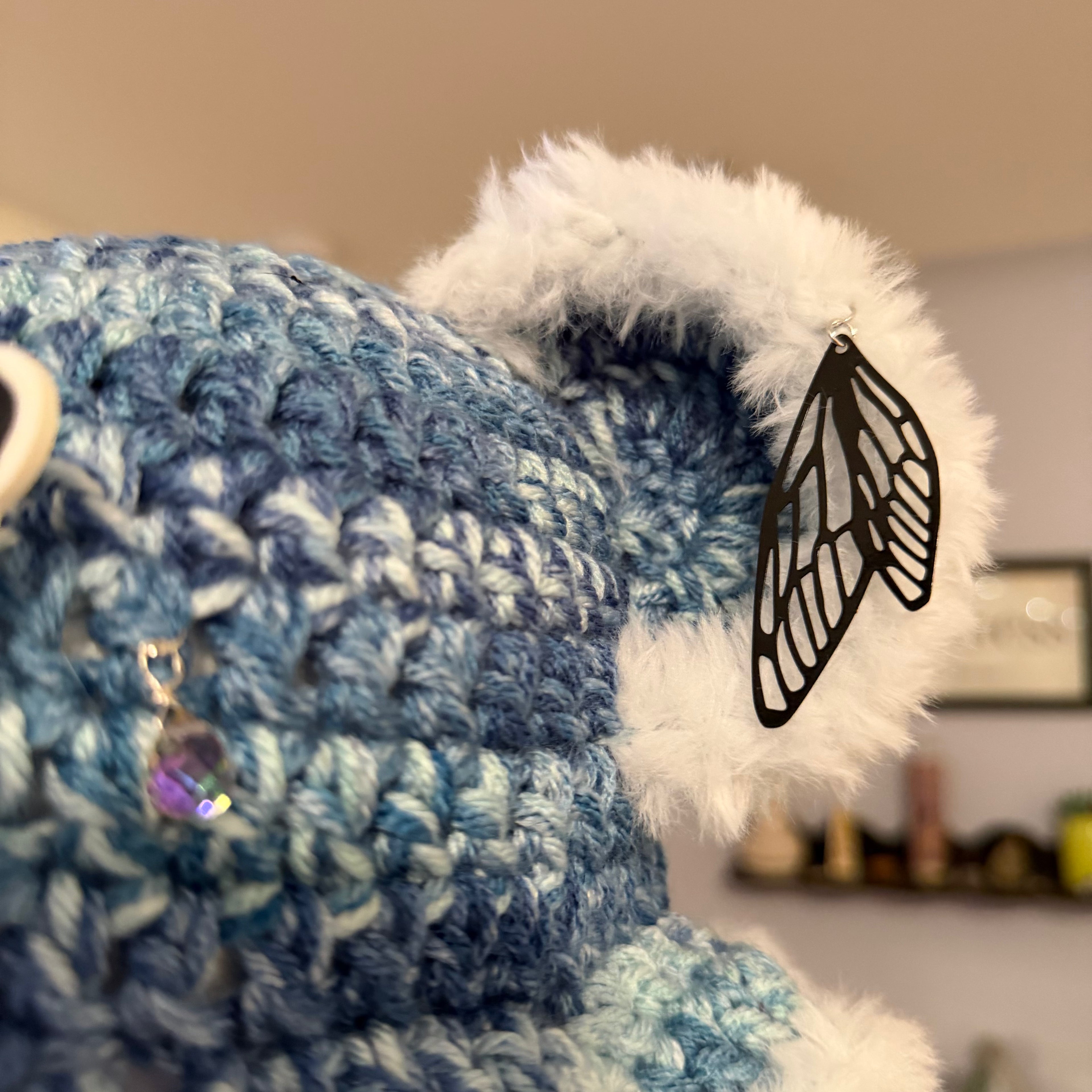 Blue Butterfly Hat