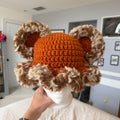 Orange Cheetah Hat