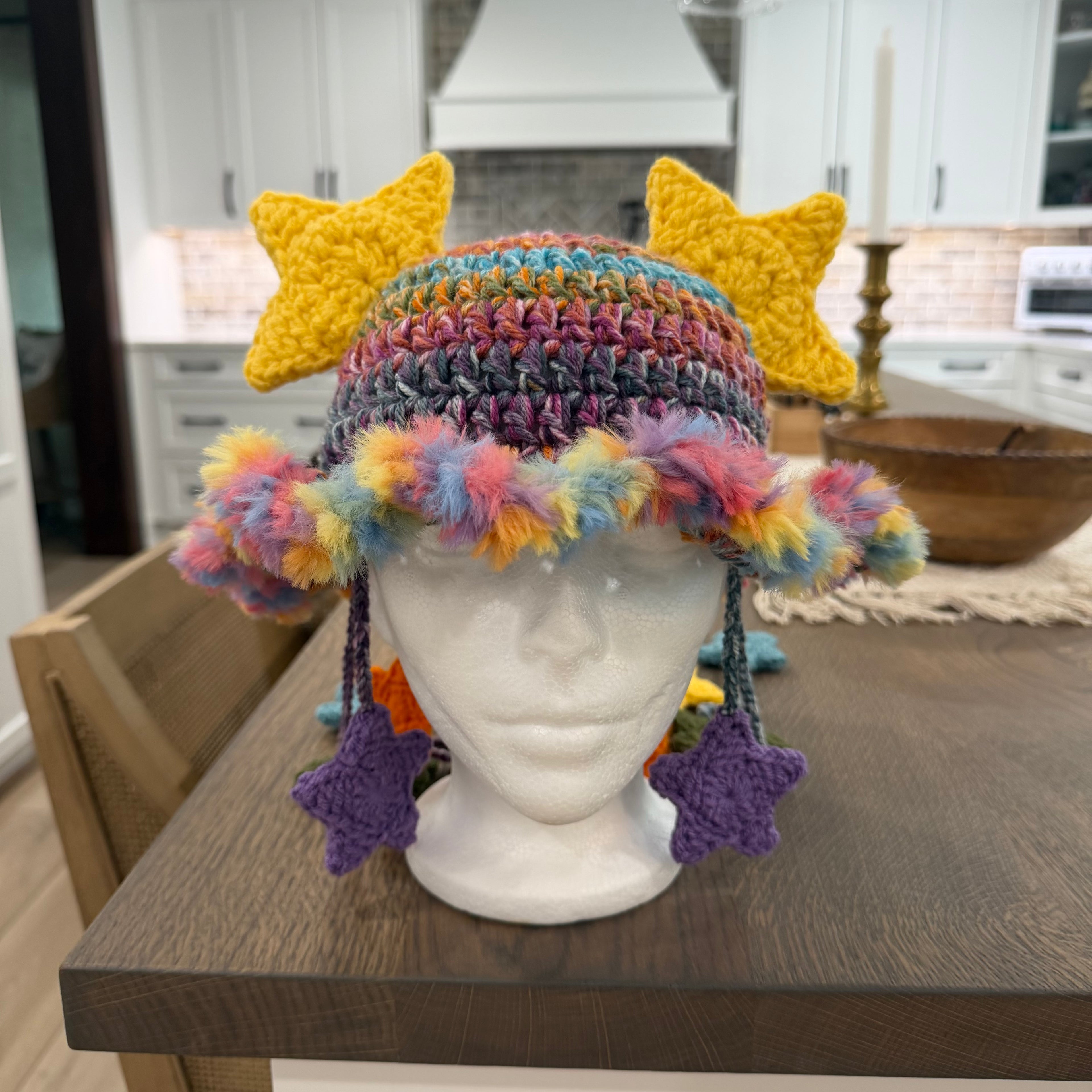 Rainbow Star Celestial Hat