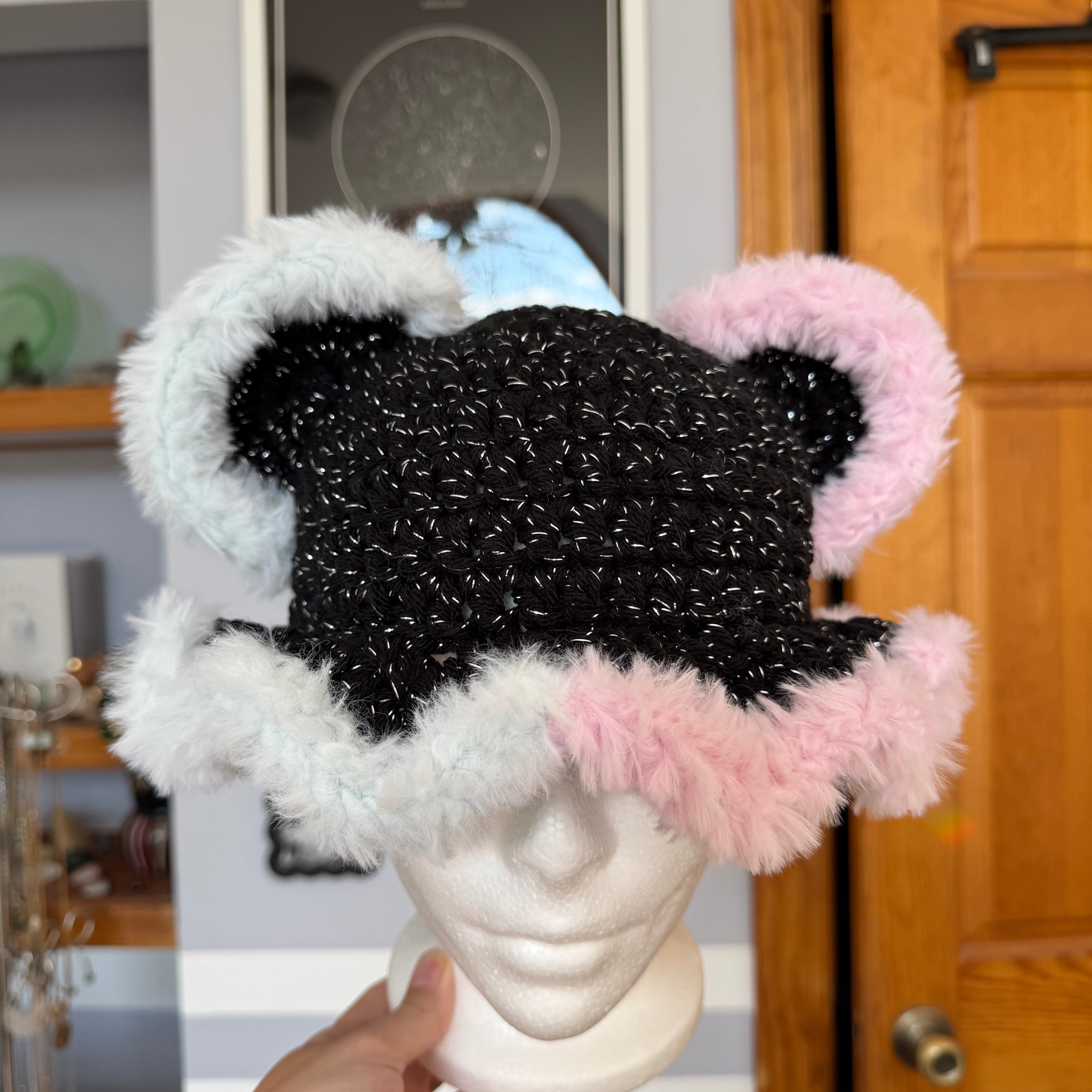 Cotton Candy Bear Hat