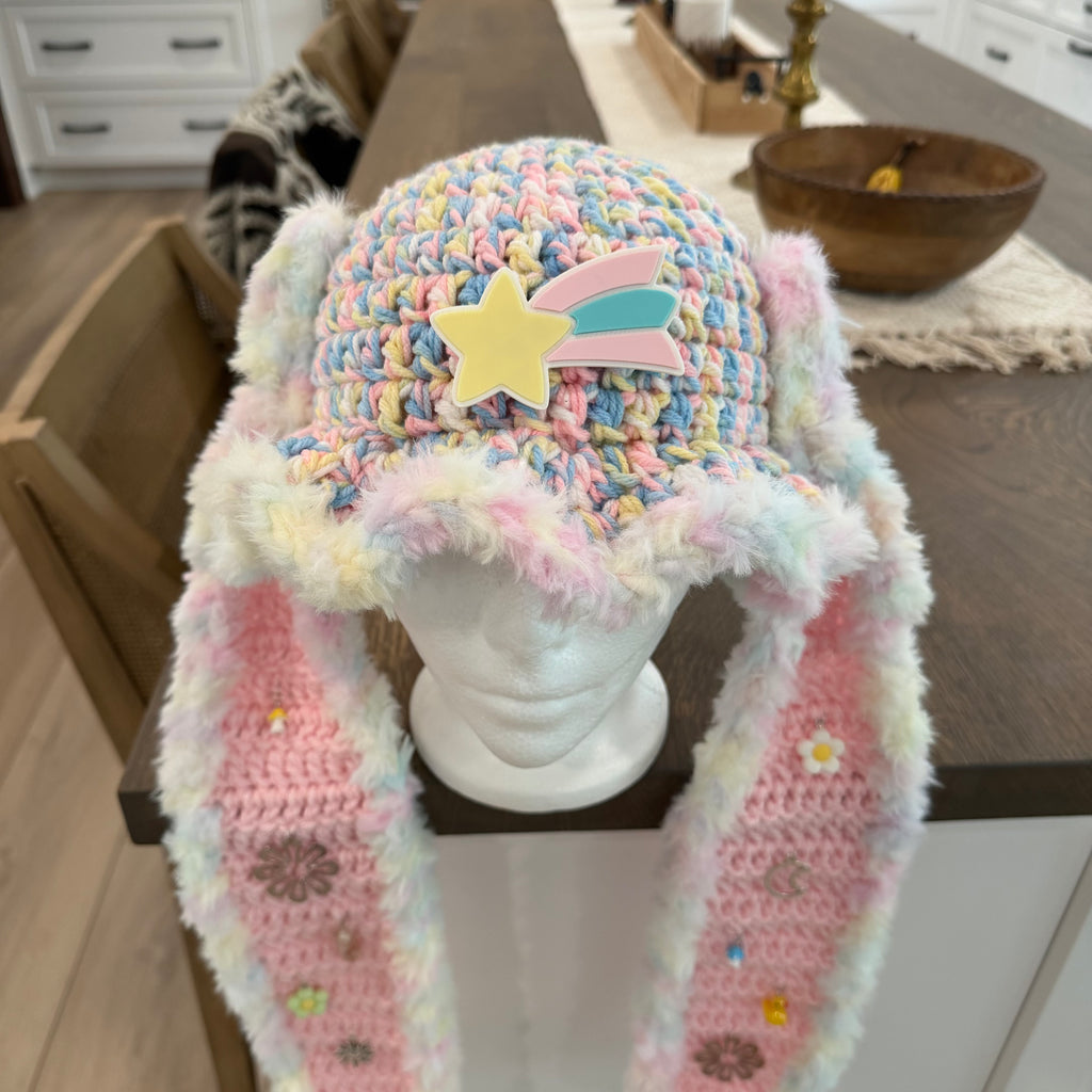 Pastel Bunny Hat
