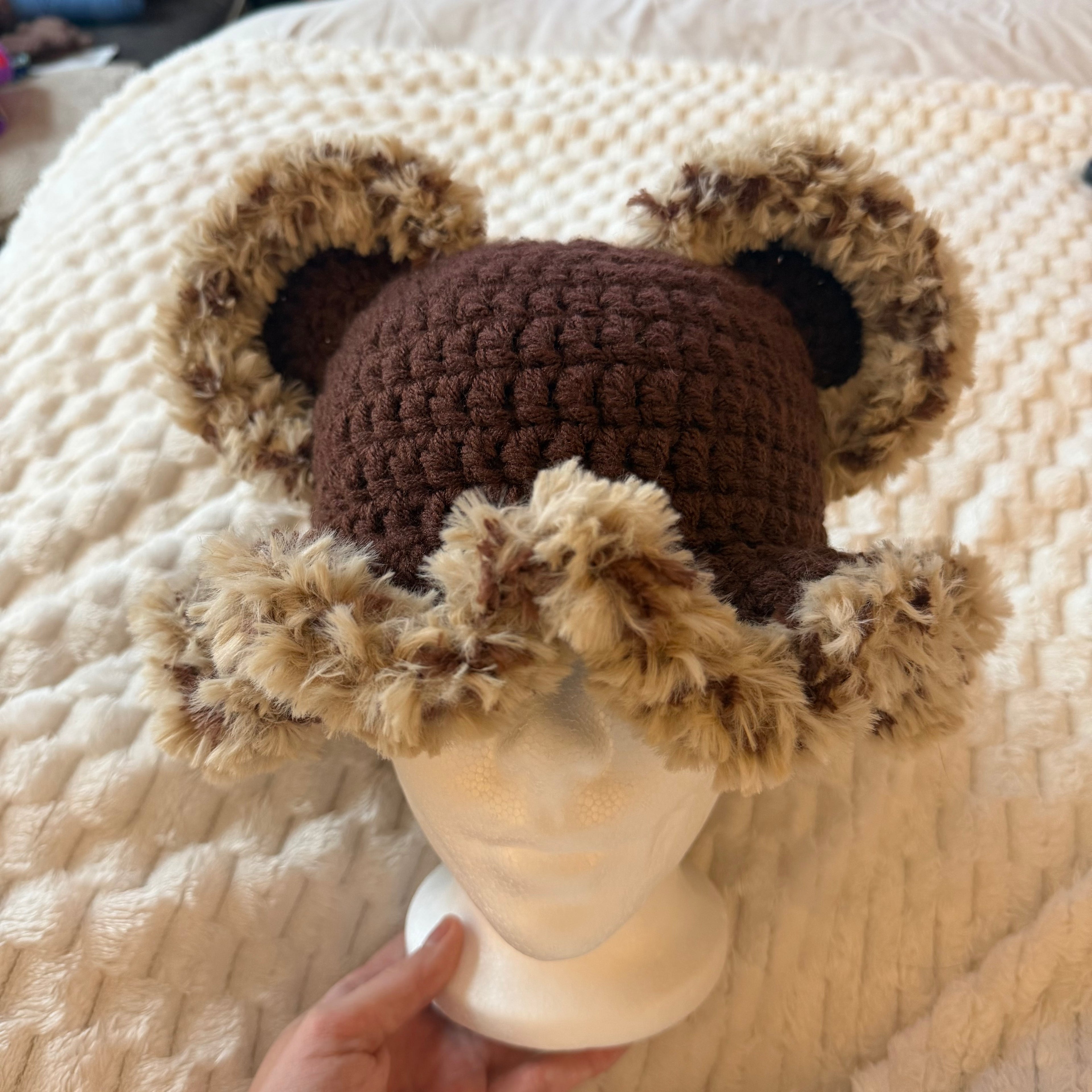 Brown Cheetah Print Hat